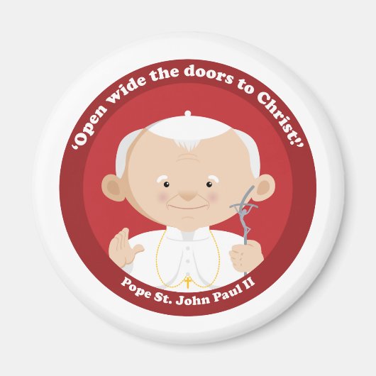 St. John Paul II Magneet (Voorkant)