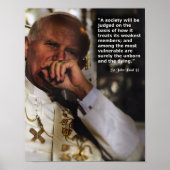 St. John Paul II Poster (Voorkant)