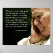 St. John Paul II Quotes Poster (Voorkant)