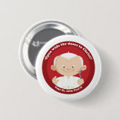 St. John Paul II Ronde Button 5,7 Cm (Voorkant /achterkant)