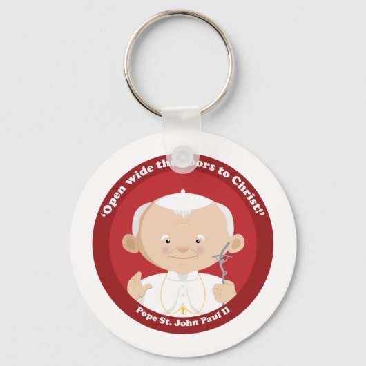 St. John Paul II Sleutelhanger (Voorkant)