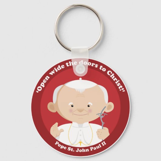 St. John Paul II Sleutelhanger (Voorkant)