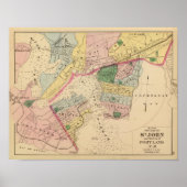 St. John, Portland, NB Poster (Voorkant)