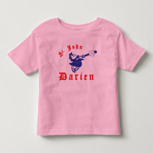 St. John Royal/Pink Ringer - Toddler Kinder Shirts
