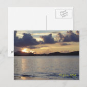 St. John Sunset Briefkaart (Voorkant / Achterkant)
