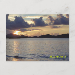 St. John Sunset Briefkaart