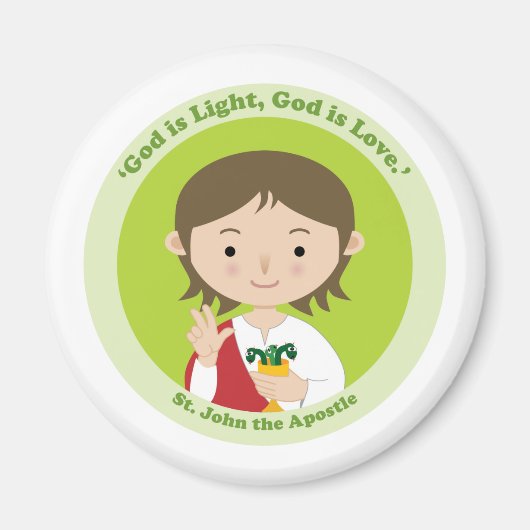 St. John the Apostle Magneet (Voorkant)