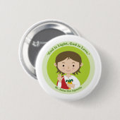 St. John the Apostle Ronde Button 5,7 Cm (Voorkant /achterkant)