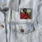 St. John the Baptist 2 Vierkante Button 5,1 Cm (In situ)