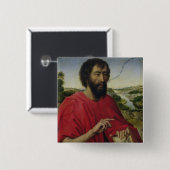 St. John the Baptist 2 Vierkante Button 5,1 Cm (Voorkant /achterkant)
