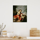 St. John the Baptist as a Child, c.1665 Poster (Keuken)
