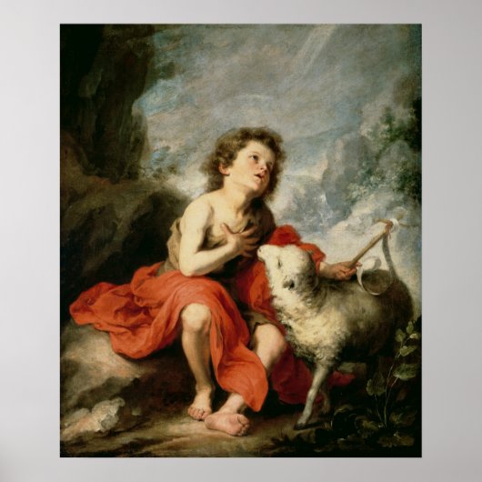 St. John the Baptist as a Child, c.1665 Poster (Voorkant)
