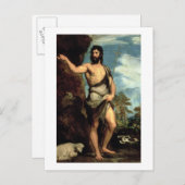 St. John the Baptist Briefkaart (Voorkant / Achterkant)