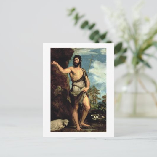 St. John the Baptist Briefkaart (Staand voorkant)