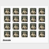 St. John the Baptist, c.1635-40 Vierkante Sticker (Vel)