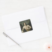 St. John the Baptist, c.1635-40 Vierkante Sticker (Envelop)