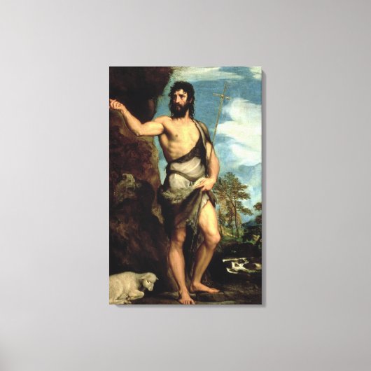 St. John the Baptist Canvas Afdruk (Voorkant)
