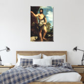 St. John the Baptist Canvas Afdruk (Insitu (Slaapkamer))