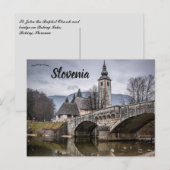St John the Baptist Church Bohinj Slovenia Briefkaart (Voorkant / Achterkant)