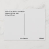 St John the Baptist Church Bohinj Slovenia Briefkaart (Achterkant)