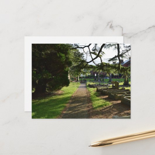 St John the Baptist Church, Rogerstone Briefkaart (Voorkant / Achterkant in situ)