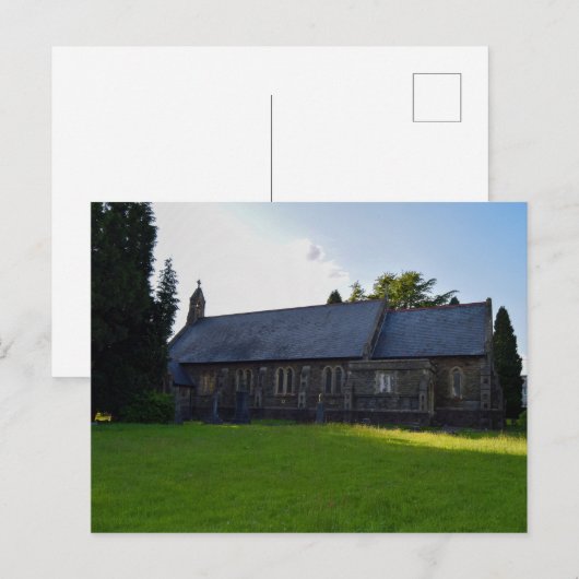 St John the Baptist Church, Rogerstone Briefkaart (Voorkant / Achterkant)