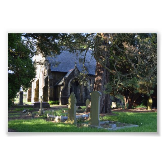St John the Baptist Church, Rogerstone Foto Afdruk (Voorkant)