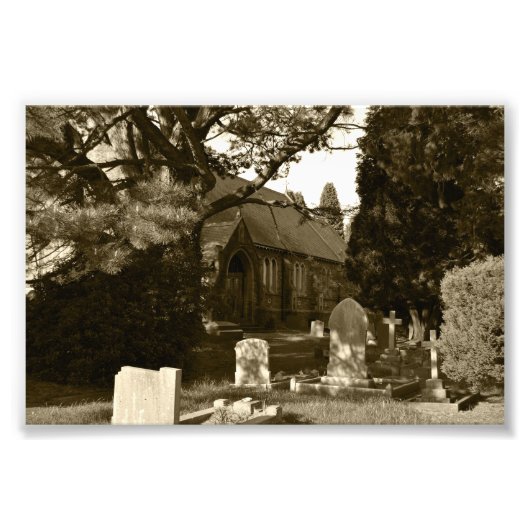 St John the Baptist Church, Rogerstone Foto Afdruk (Voorkant)