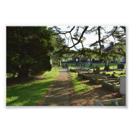 St John the Baptist Church, Rogerstone Foto Afdruk