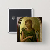 St. John the Baptist Vierkante Button 5,1 Cm (Voorkant /achterkant)