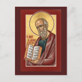 St. John the Theologian Prayer Card Briefkaart (Voorkant)