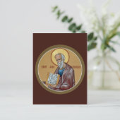 St. John the Theologian Prayer Card Briefkaart (Staand voorkant)