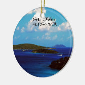 St.John U.S.V.I. Keramisch Ornament (Links)