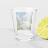 St. John US Maagdeneilanden strand foto Shot Glas (Achterkant)