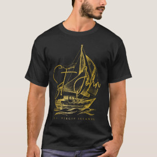 St. John US Maagdeneilanden Zeilen Nautische USVI T-shirt