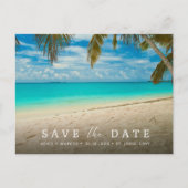 St. John USVI Bestemming Bruiloft Save the Date Aankondigingskaart (Voorkant)