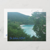 St.John, USVI Briefkaart (Voorkant / Achterkant)