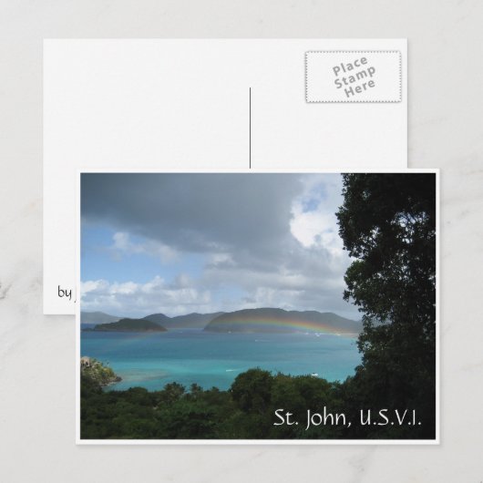 St. John, USVI Briefkaart (Voorkant / Achterkant)