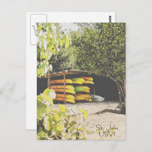 St. John USVI Briefkaart (Voorkant / Achterkant)