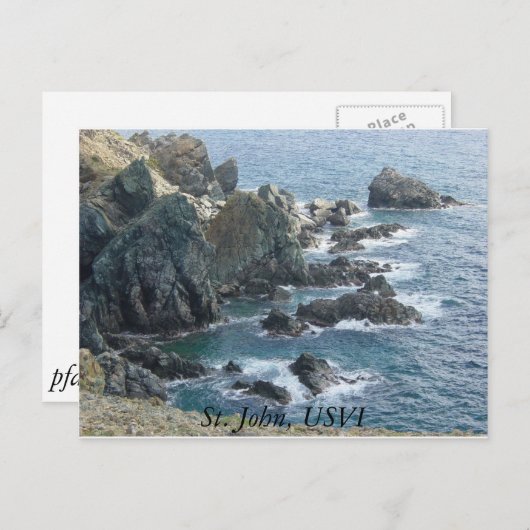 St. John, USVI Briefkaart (Voorkant / Achterkant)
