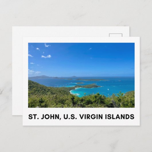 St. John, USVI Briefkaart (Voorkant / Achterkant)