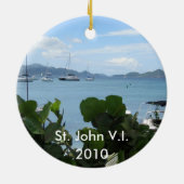 St. John V.I., 2010 Keramisch Ornament (Achterkant)