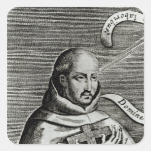 St. John van het Kruis, detail Vierkante Sticker