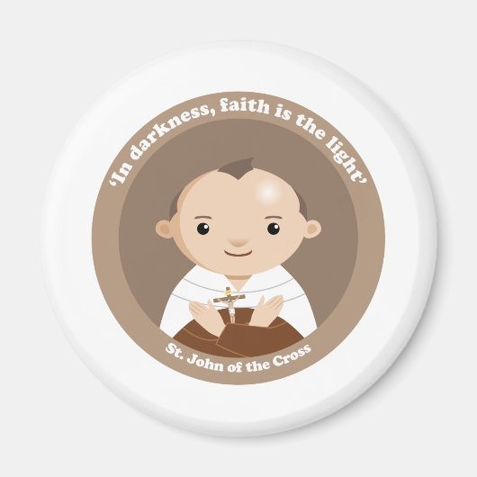 St. John van het Kruis Magneet (Voorkant)