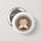 St. John van het Kruis Ronde Button 5,7 Cm (Voorkant /achterkant)