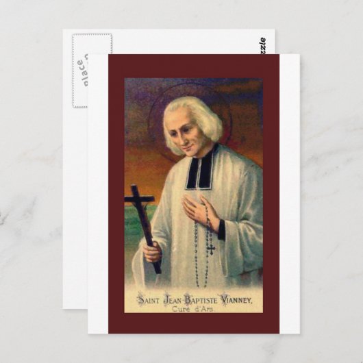 St. John Vianney Briefkaart (Voorkant / Achterkant)