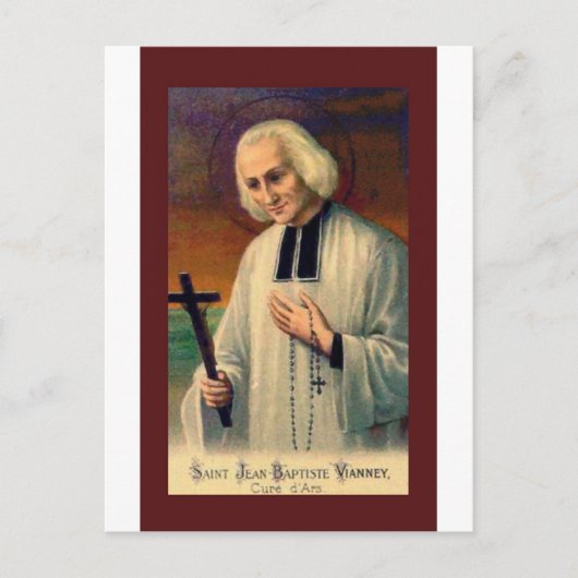 St. John Vianney Briefkaart (Voorkant)