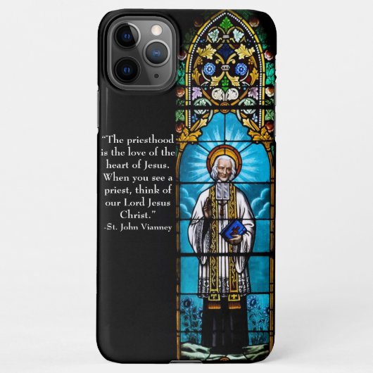 St. John Vianney iPhone Hoesje (Achterkant)