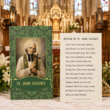 St. John Vianney katholieke heilige kaarten | Trad