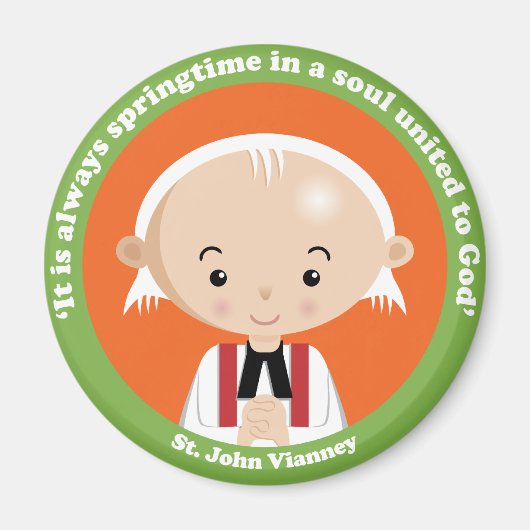 St. John Vianney Magneet (Voorkant)